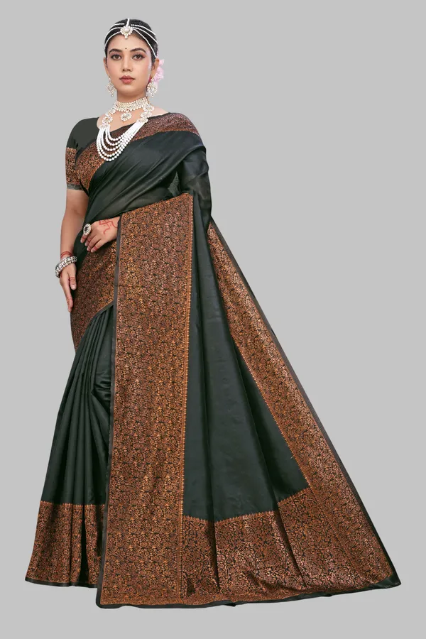 Banarasi_Soft_Silk_Black_Premium-Fancy_Saree_With_Blouse_For_Women