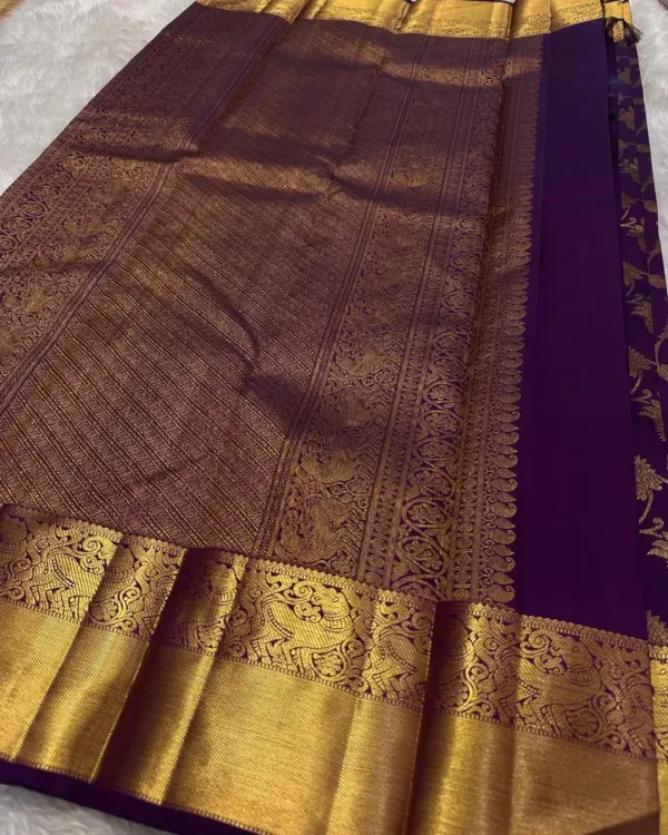 Banarasi_Soft_Silk_WINE_Premium-Fancy_Saree_With_Blouse_For_Women