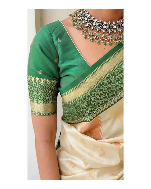 Banarasi_Soft_Silk_GREEN_Premium-Fancy_Saree_With_Blouse_For_Women