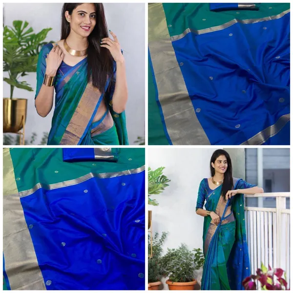 Banarasi_Soft_Silk_RAMA_Premium-Fancy_Saree_With_Blouse_For_Women