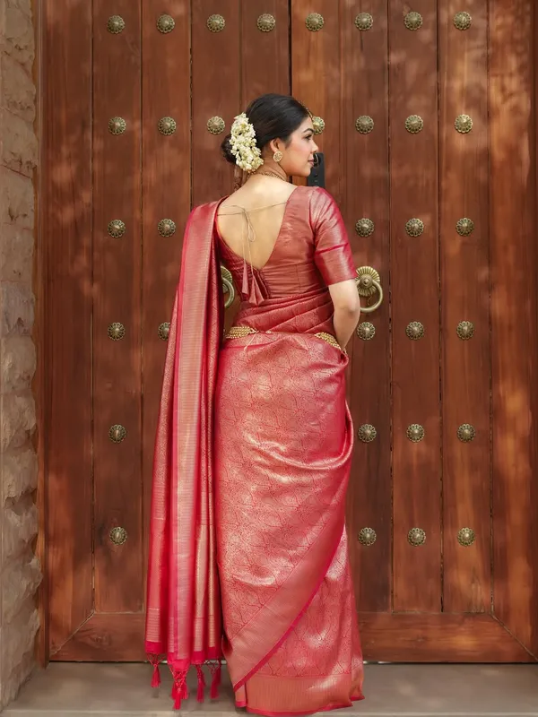 Banarasi_Soft_Silk_RED_Premium-Fancy_Saree_With_Blouse_For_Women
