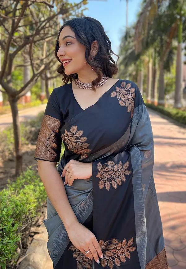 Banarasi_Soft_Silk_GREY_Premium-Fancy_Saree_With_Blouse_For_Women