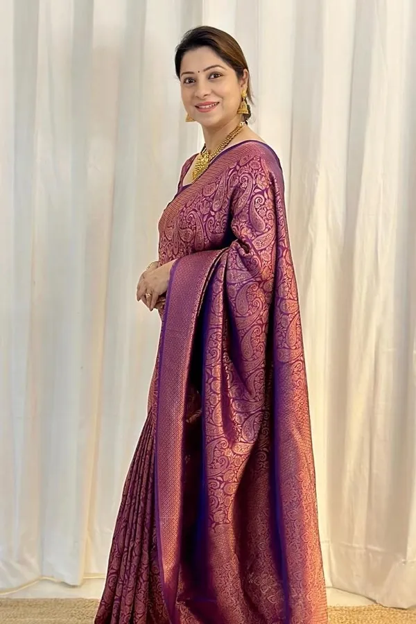 Banarasi_Soft_Silk_WINE_Premium-Fancy_Saree_With_Blouse_For_Women