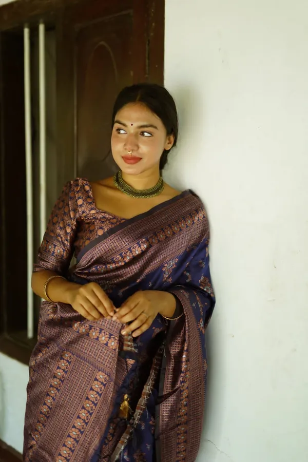 Banarasi_Soft_Silk_BLUE_Premium-Fancy_Saree_With_Blouse_For_Women