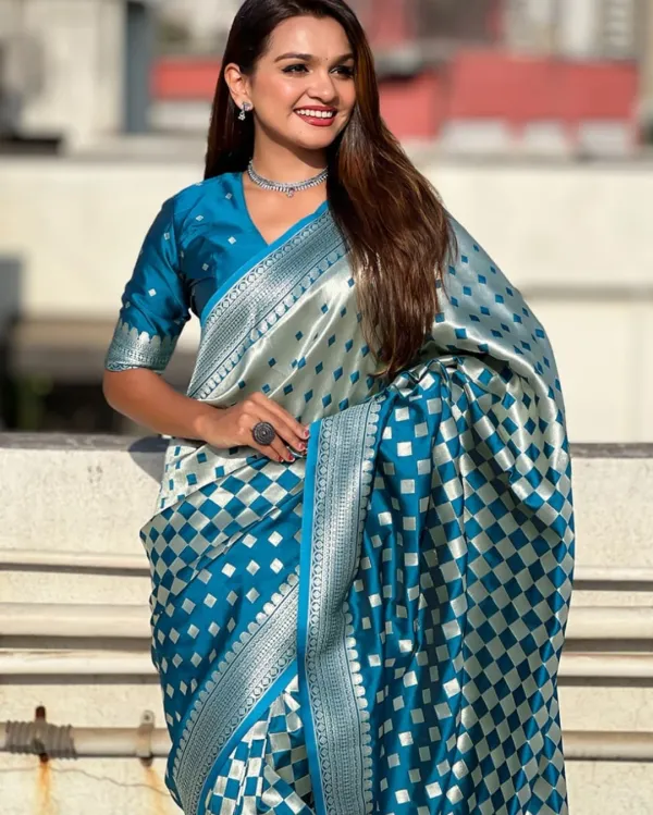 Banarasi_Soft_Silk_RAMA_Premium-Fancy_Saree_With_Blouse_For_Women