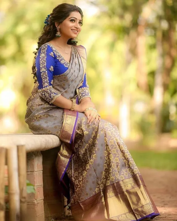 Banarasi_Soft_Silk_CHIKU-PURPLE_Premium-Fancy_Saree_With_Blouse_For_Women