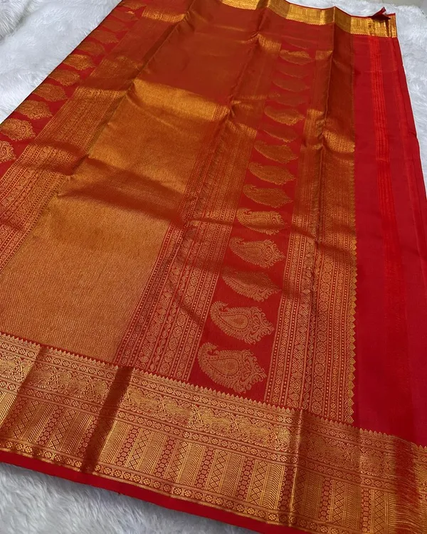 Banarasi_Soft_Silk_RED_Premium-Fancy_Saree_With_Blouse_For_Women