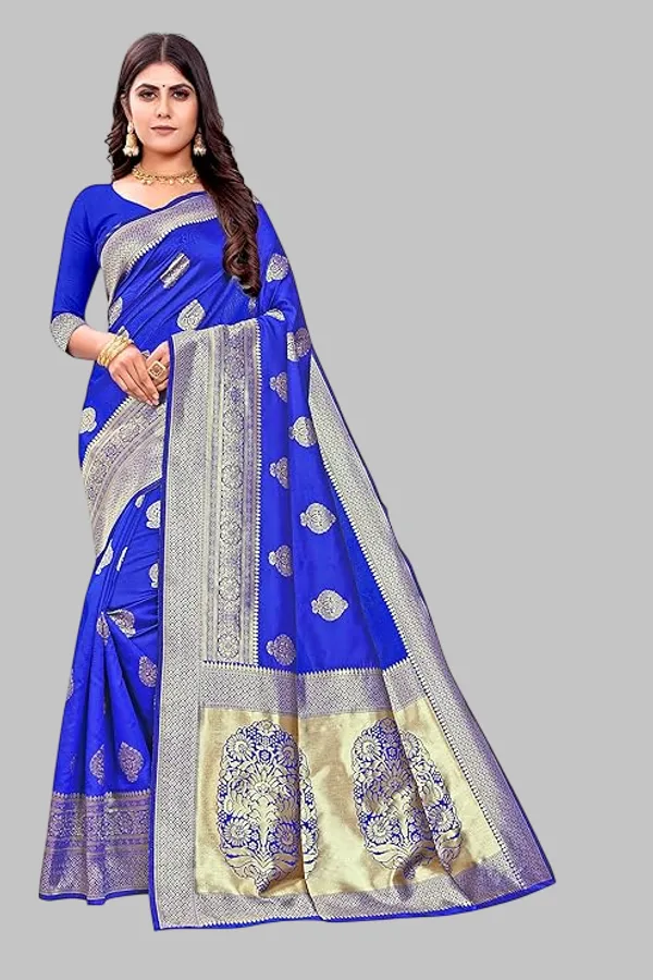 Banarasi_Soft_Silk_Blue_Premium-Fancy_Saree_With_Blouse_For_Women