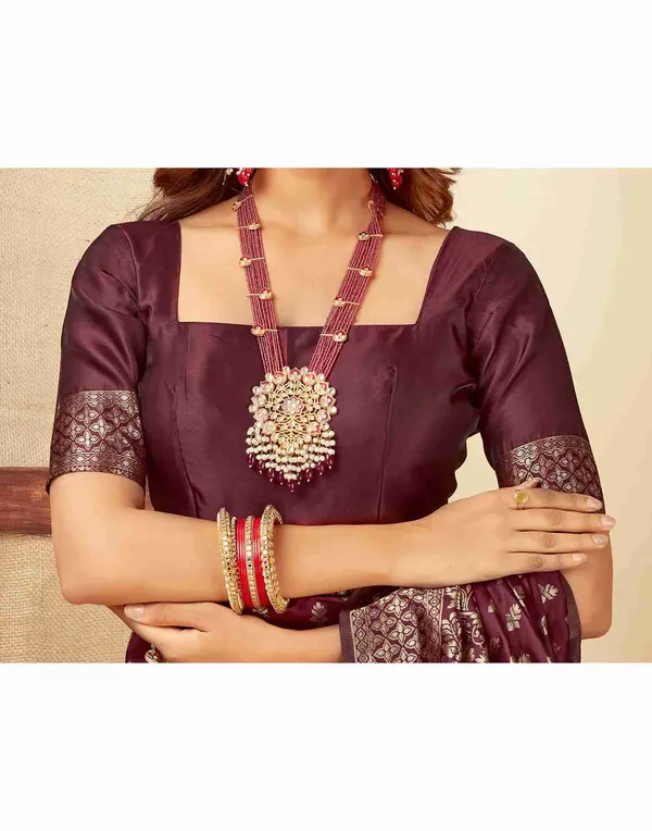 Banarasi_Soft_Silk_Maroon_Premium-Fancy_Saree_With_Blouse_For_Women