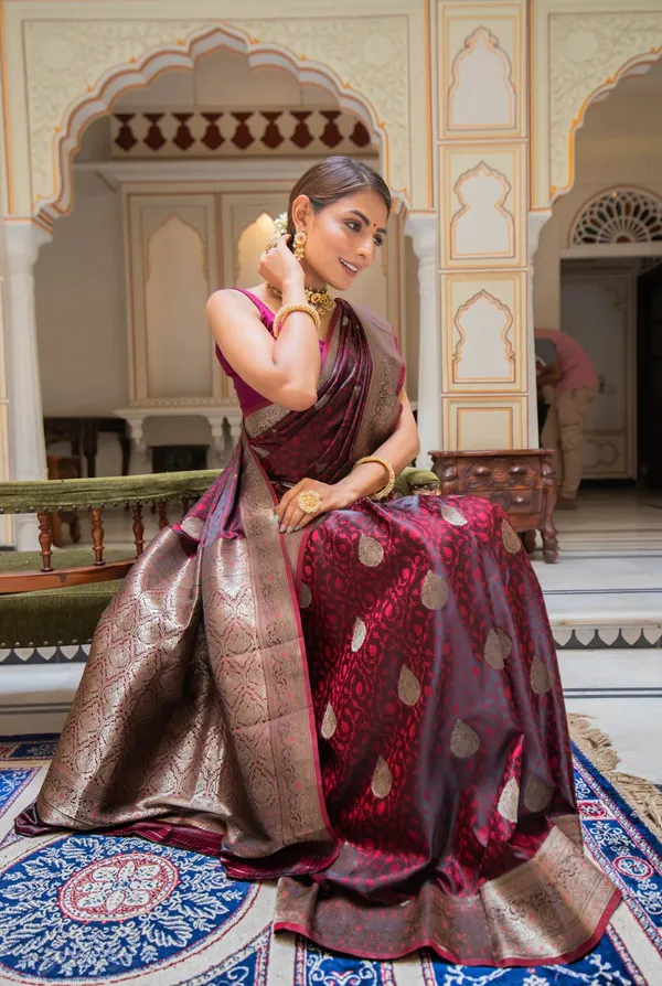 Banarasi_Soft_Silk_MAROON_Premium-Fancy_Saree_With_Blouse_For_Women