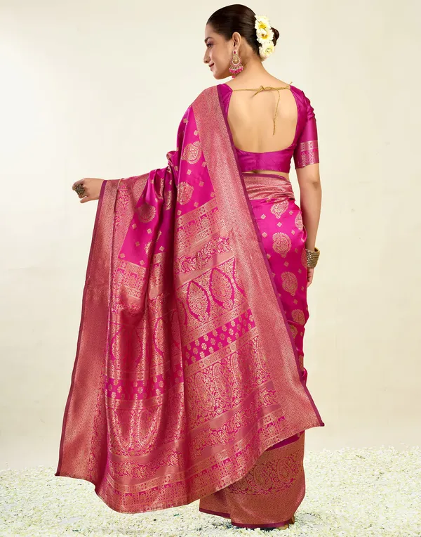 Banarasi_Soft_Silk_Rani_Premium-Fancy_Saree_With_Blouse_For_Women