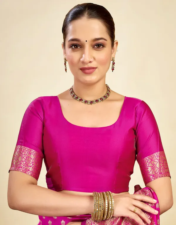 Banarasi_Soft_Silk_Rani_Premium-Fancy_Saree_With_Blouse_For_Women