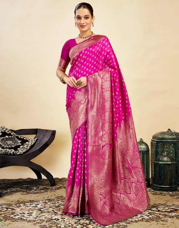 Banarasi_Soft_Silk_Rani_Premium-Fancy_Saree_With_Blouse_For_Women