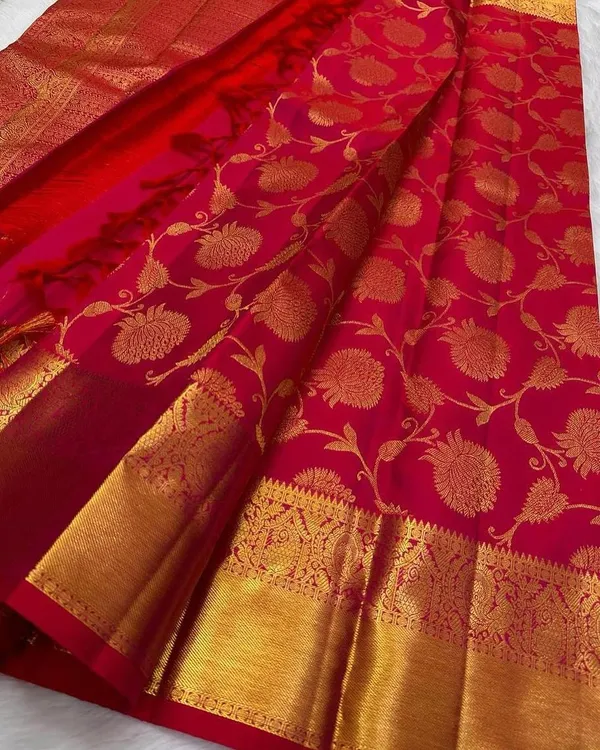 Banarasi_Soft_Silk_RED_Premium-Fancy_Saree_With_Blouse_For_Women