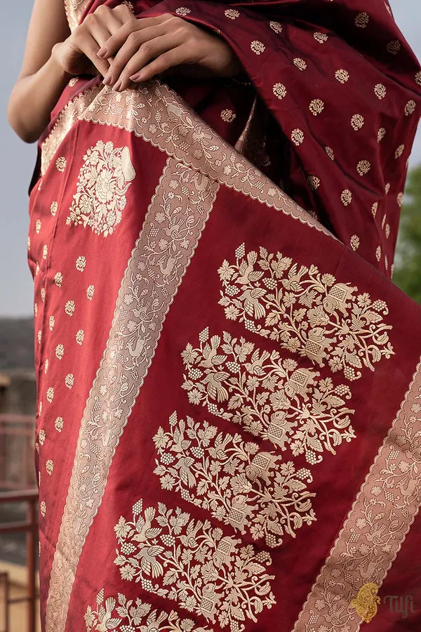 Banarasi_Soft_Silk_MAROON_Premium-Fancy_Saree_With_Blouse_For_Women