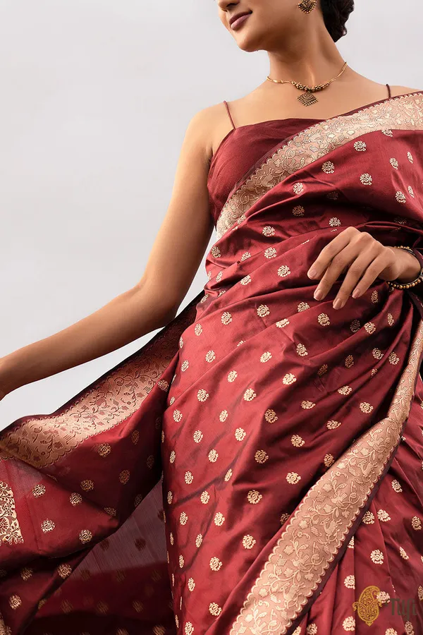 Banarasi_Soft_Silk_MAROON_Premium-Fancy_Saree_With_Blouse_For_Women