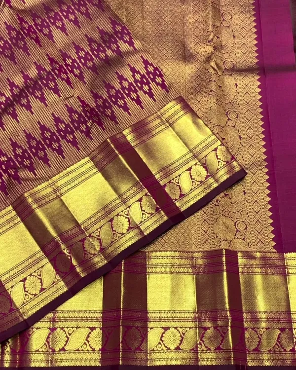 Banarasi_Soft_Silk_WINE_Premium-Fancy_Saree_With_Blouse_For_Women
