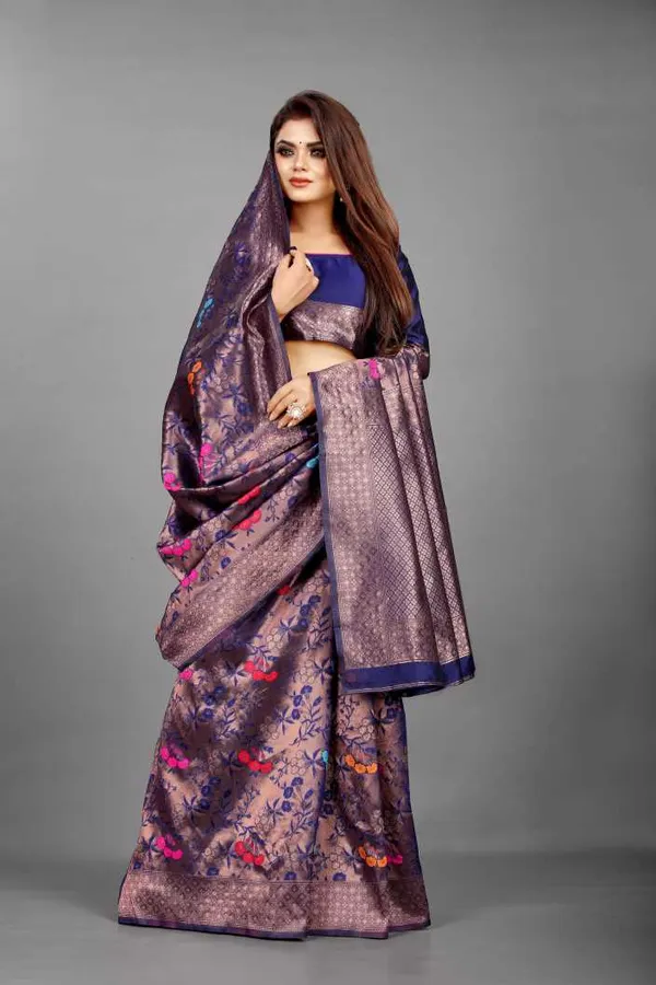 Banarasi_Soft_Silk_NAVY-BLUE_Premium-Fancy_Saree_With_Blouse_For_Women