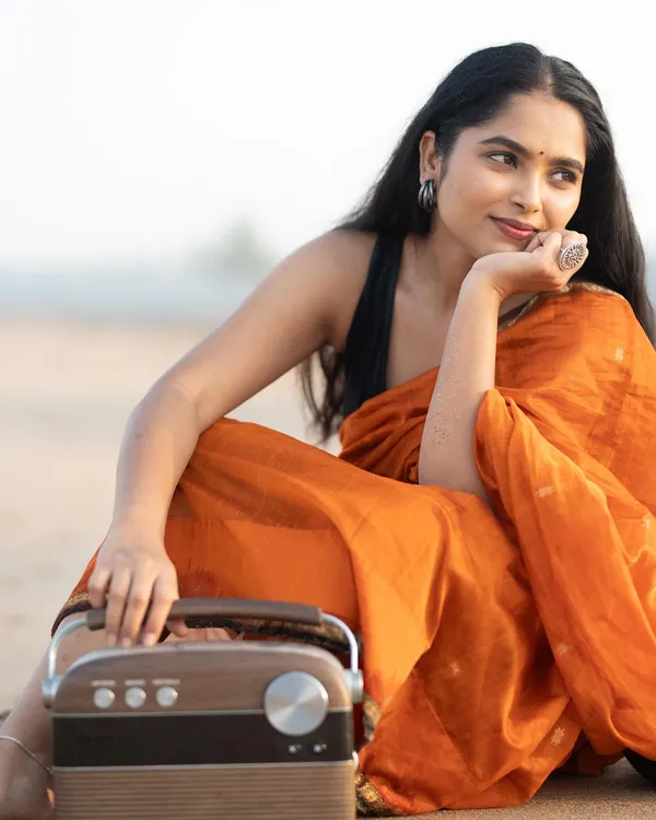 Banarasi_Soft_Silk_ORANGE-BLACK_Premium-Fancy_Saree_With_Blouse_For_Women