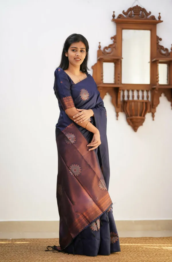 Banarasi_Soft_Silk_NAVY-BLUE_Premium-Fancy_Saree_With_Blouse_For_Women