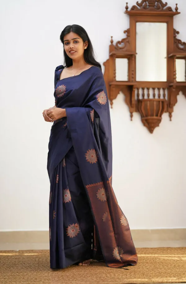 Banarasi_Soft_Silk_NAVY-BLUE_Premium-Fancy_Saree_With_Blouse_For_Women