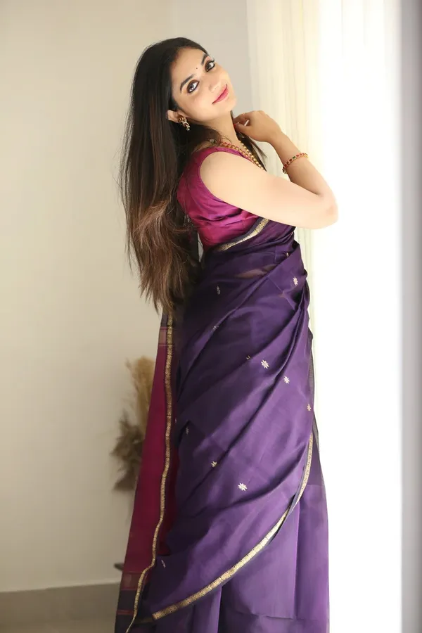Pure_Soft_Cotton_Wine_And_Rani_Premium-Fancy_Saree_With_Blouse_For_Women