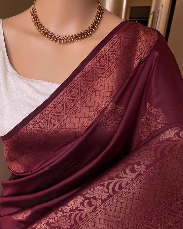 Banarasi_Soft_Silk_MAROON_Premium-Fancy_Saree_With_Blouse_For_Women