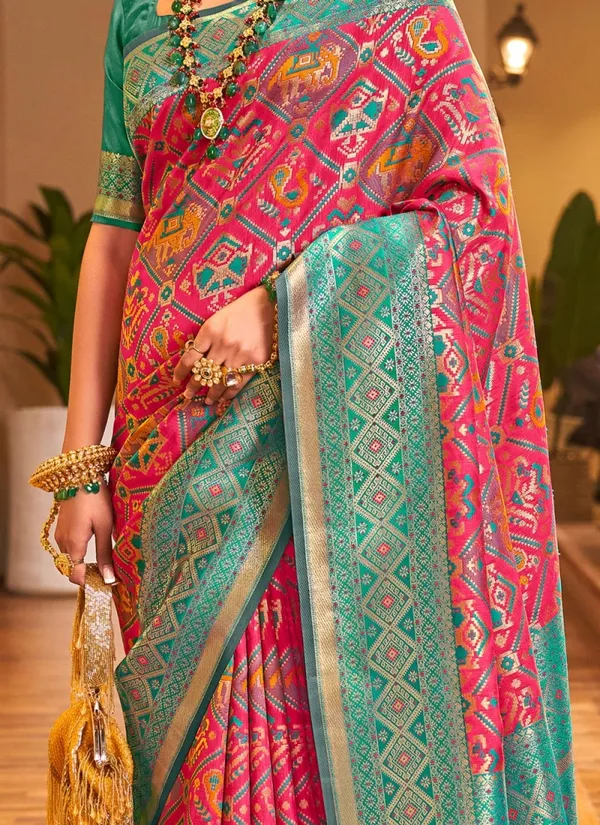 Banarasi_Soft_Silk_PINK_Premium-Fancy_Saree_With_Blouse_For_Women