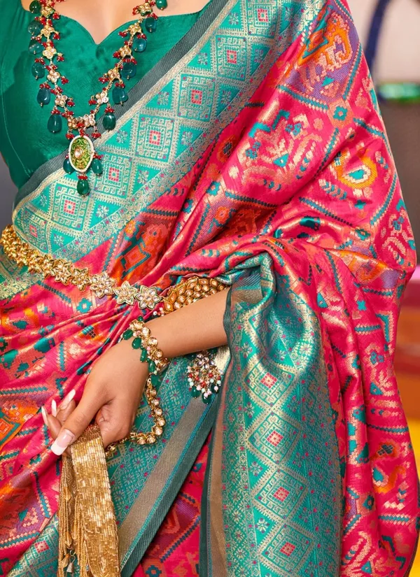 Banarasi_Soft_Silk_PINK_Premium-Fancy_Saree_With_Blouse_For_Women