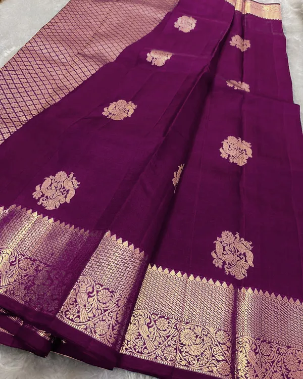 Banarasi_Soft_Silk_WINE_Premium-Fancy_Saree_With_Blouse_For_Women