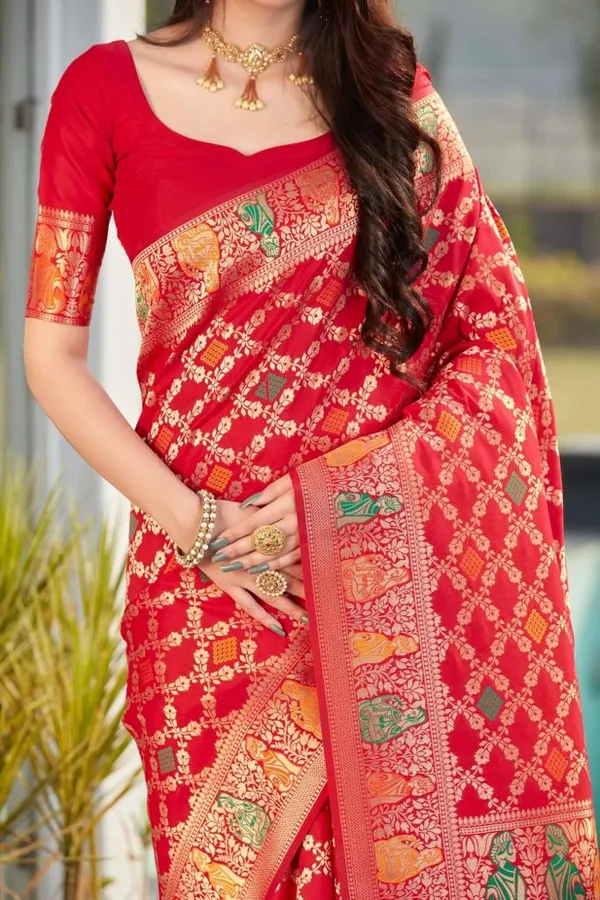 Banarasi_Soft_Silk_CHERRY_Premium-Fancy_Saree_With_Blouse_For_Women