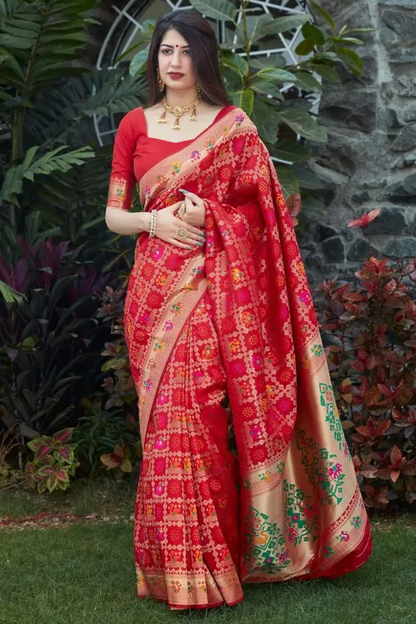 Banarasi_Soft_Silk_CHERRY_Premium-Fancy_Saree_With_Blouse_For_Women