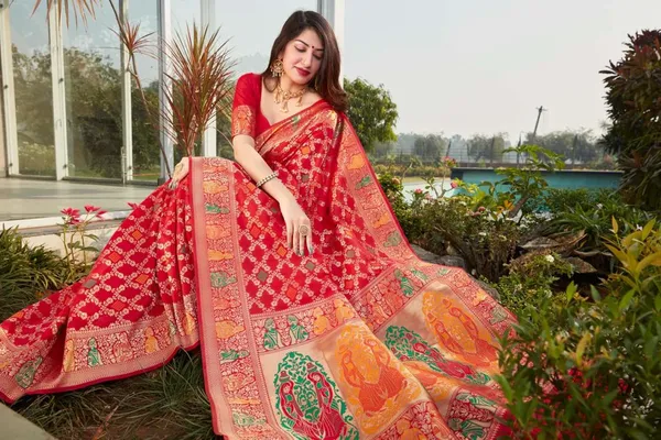 Banarasi_Soft_Silk_CHERRY_Premium-Fancy_Saree_With_Blouse_For_Women