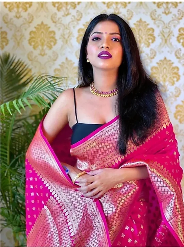 Banarasi_Soft_Silk_RANI_Premium-Fancy_Saree_With_Blouse_For_Women
