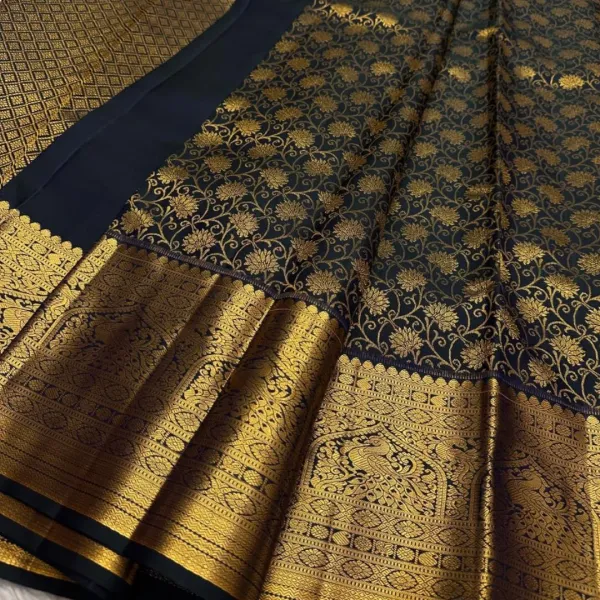 Banarasi_Soft_Silk_BLACK_Premium-Fancy_Saree_With_Blouse_For_Women