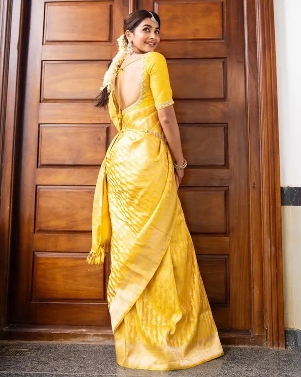 Banarasi_Soft_Silk_YELLOW_Premium-Fancy_Saree_With_Blouse_For_Women