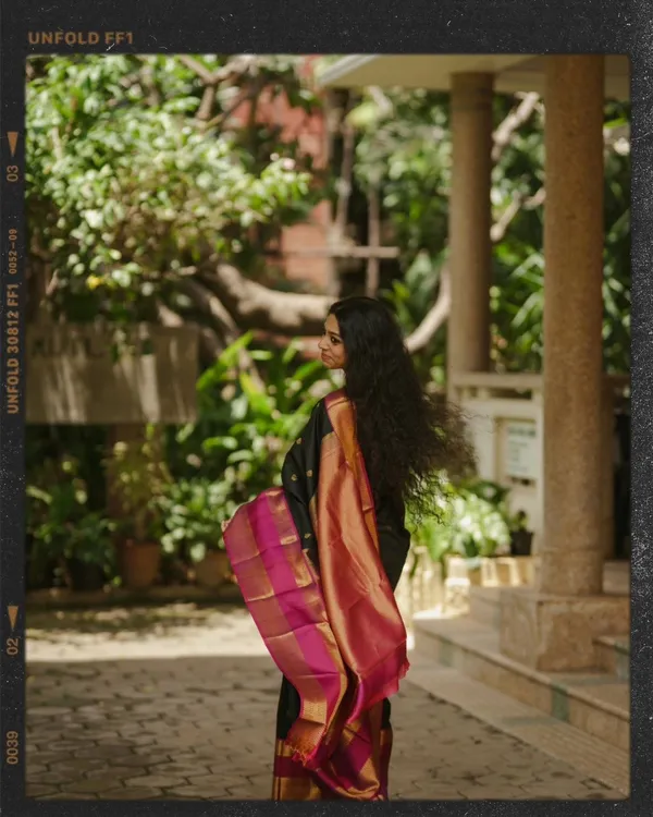 Banarasi_Soft_Silk_BLACK-RANI_Premium-Fancy_Saree_With_Blouse_For_Women