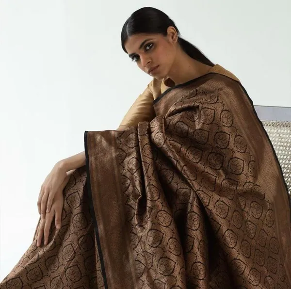 Banarasi_Soft_Silk_BLACK_Premium-Fancy_Saree_With_Blouse_For_Women