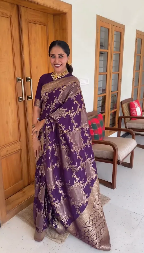 Banarasi_Soft_Silk_WINE_Premium-Fancy_Saree_With_Blouse_For_Women
