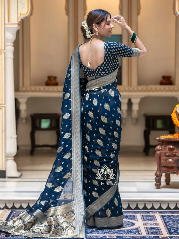 Banarasi_Soft_Silk_RAMA_Premium-Fancy_Saree_With_Blouse_For_Women
