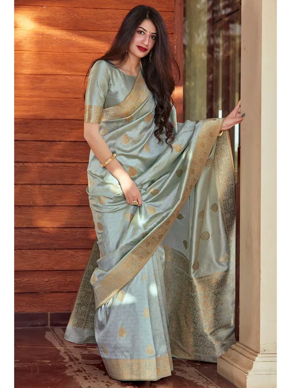 Banarasi_Soft_Silk_PASTLE-GREEN_Premium-Fancy_Saree_With_Blouse_For_Women