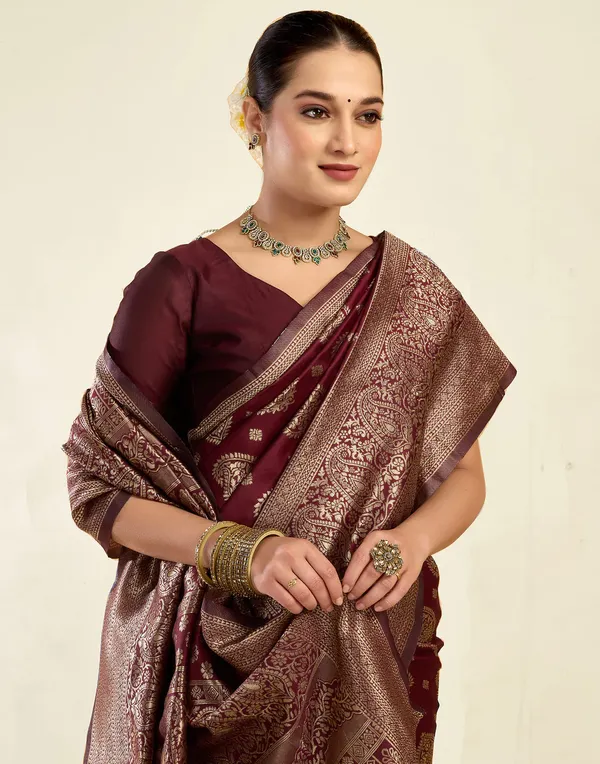 Banarasi_Soft_Silk_Maroon_Premium-Fancy_Saree_With_Blouse_For_Women