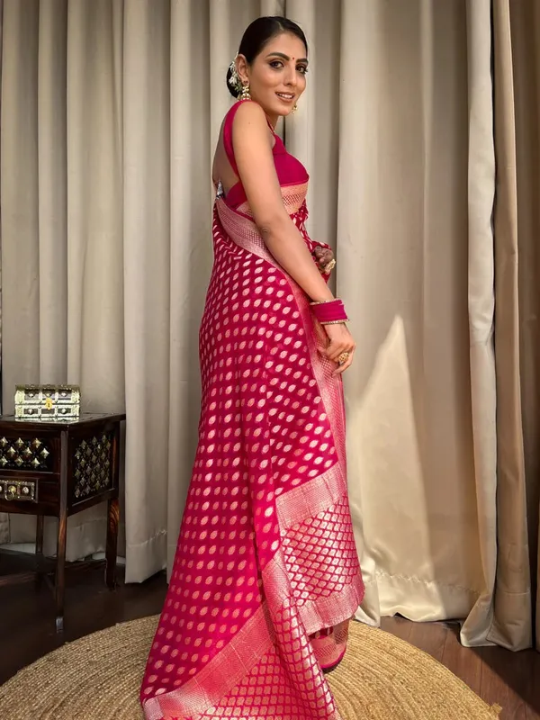Banarasi_Soft_Silk_PINK_Premium-Fancy_Saree_With_Blouse_For_Women