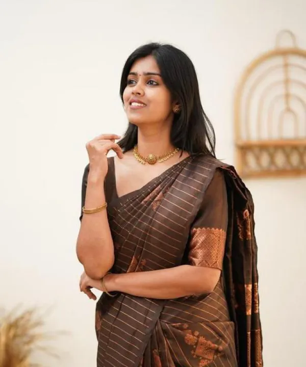 Banarasi_Soft_Silk_COFFEE_Premium-Fancy_Saree_With_Blouse_For_Women