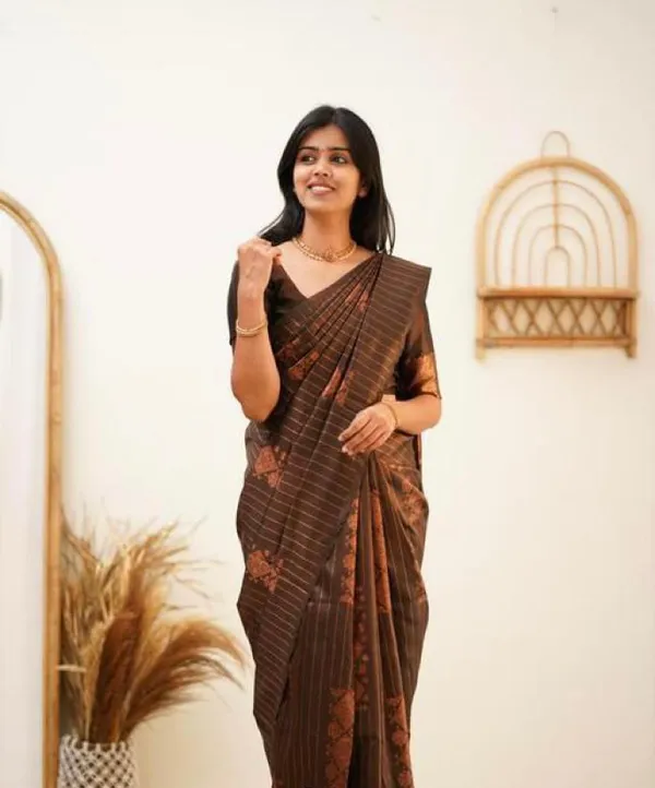 Banarasi_Soft_Silk_COFFEE_Premium-Fancy_Saree_With_Blouse_For_Women