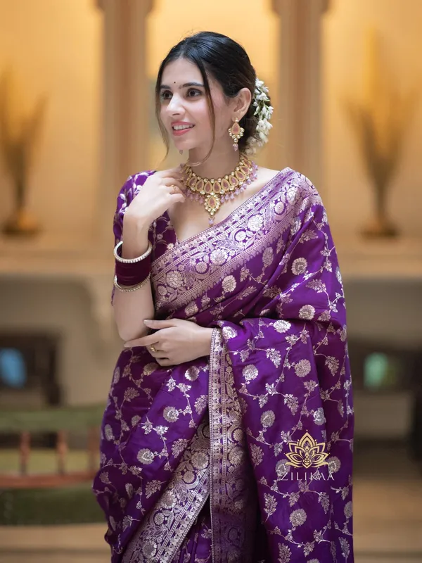 Banarasi_Soft_Silk_PURPLE_Premium-Fancy_Saree_With_Blouse_For_Women