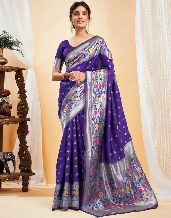 Banarasi_Soft_Silk_Violet_Premium-Fancy_Saree_With_Blouse_For_Women