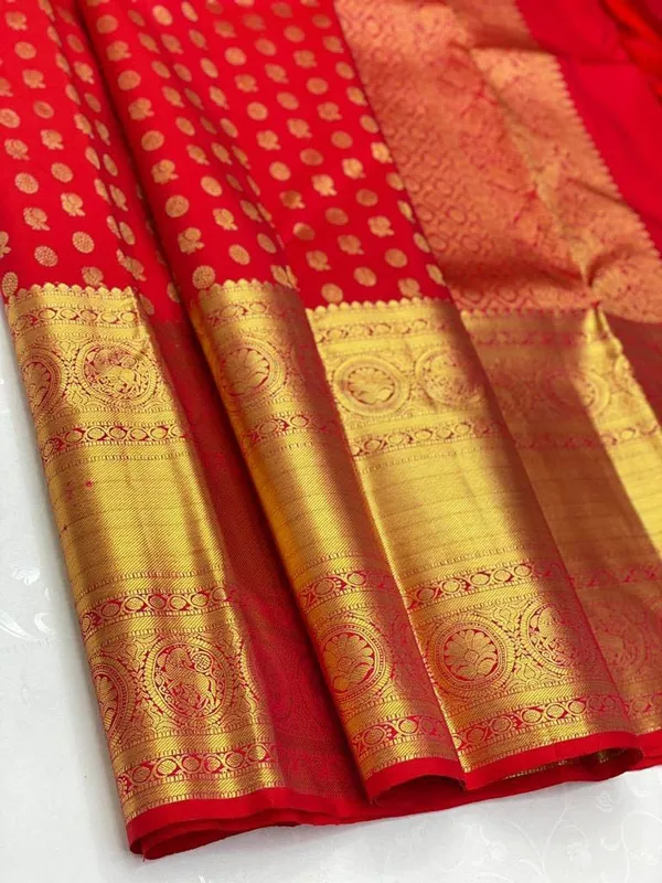 Banarasi_Soft_Silk_RED_Premium-Fancy_Saree_With_Blouse_For_Women