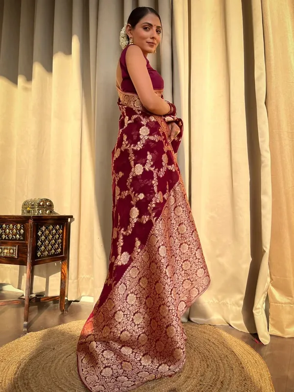 Banarasi_Soft_Silk_MAROON_Premium-Fancy_Saree_With_Blouse_For_Women