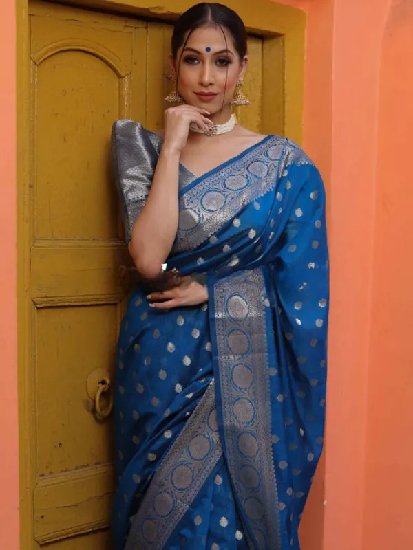 Banarasi_Soft_Silk_RAMA_Premium-Fancy_Saree_With_Blouse_For_Women